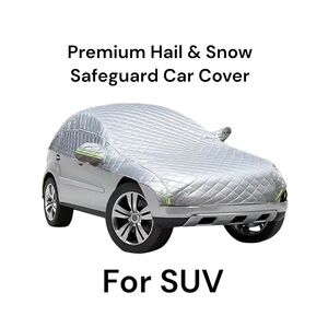 Premium Hail & Snow Silver Car Cover for SUV